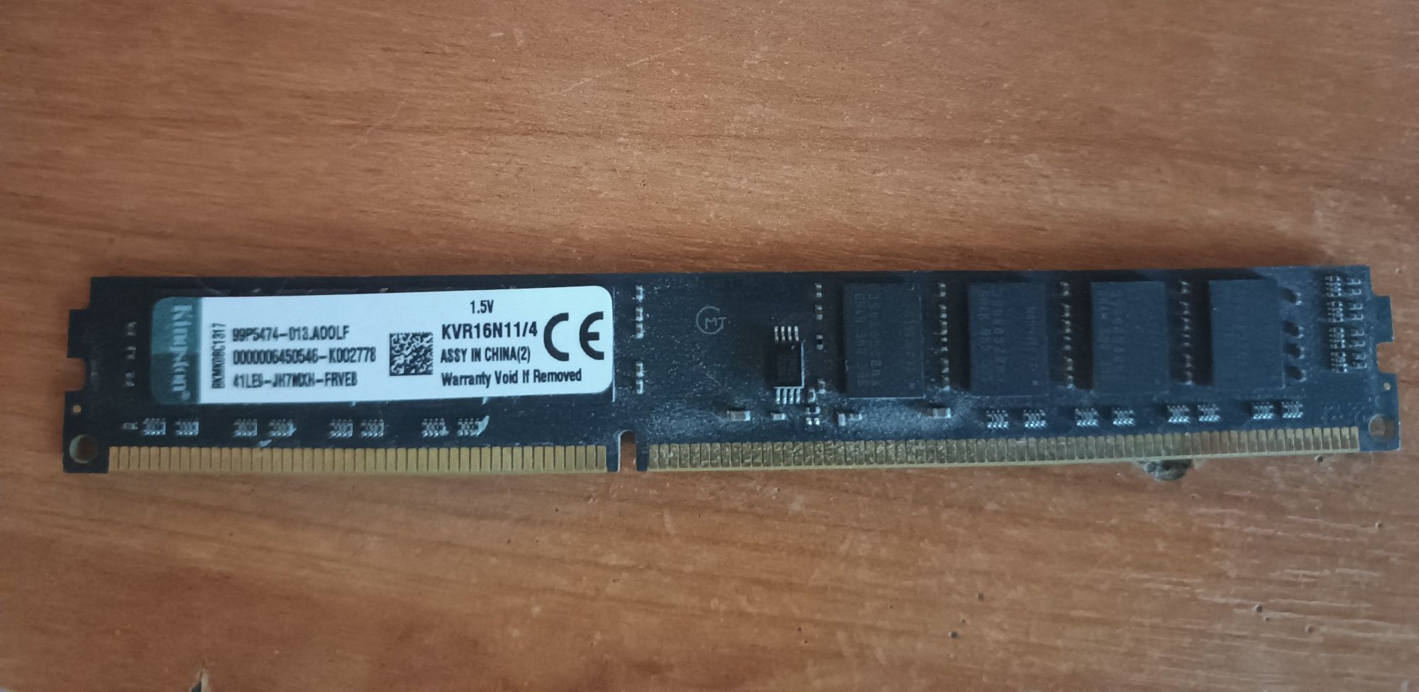 Оперативная Память Kingston 4GB низкопрофильная DDR3