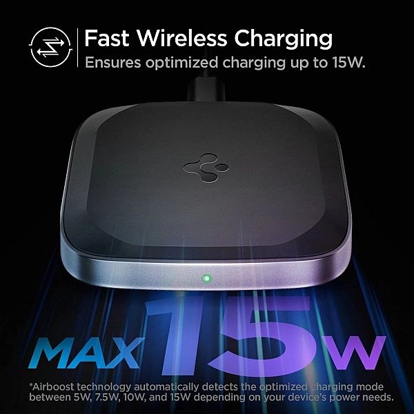 Ładowarka Indukcyjna + Kabel Spigen Pf2004 Powerarc Wireless Charger 1