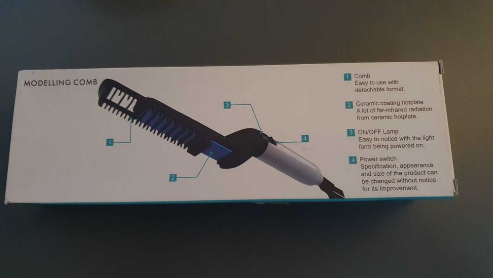Escova elétrica para Barba/Cabelo - Homem
