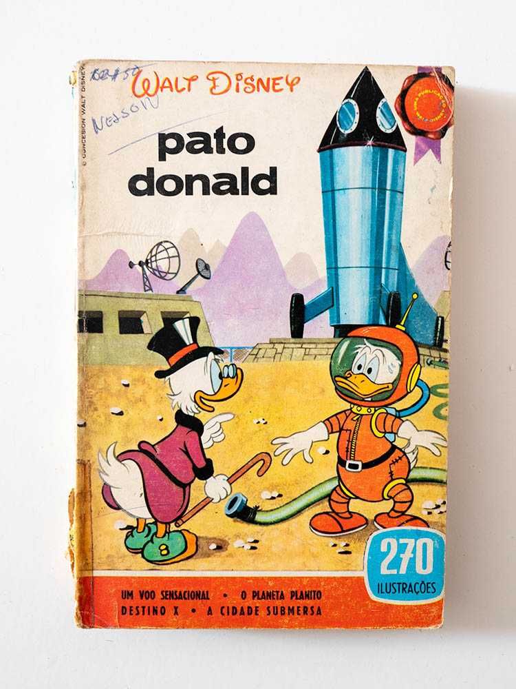 Livro antigo Walt Disney - Pato Donald - 1970