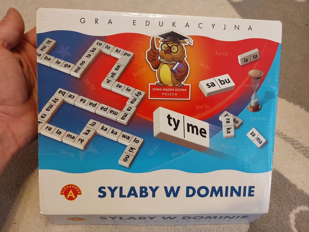 Gra edukacyjna: Sylaby w dominie