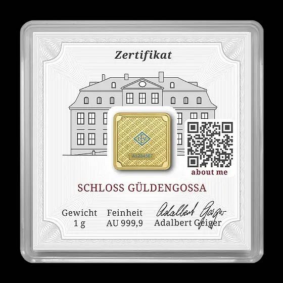 Barra de Ouro Geiger original - 1g .9999