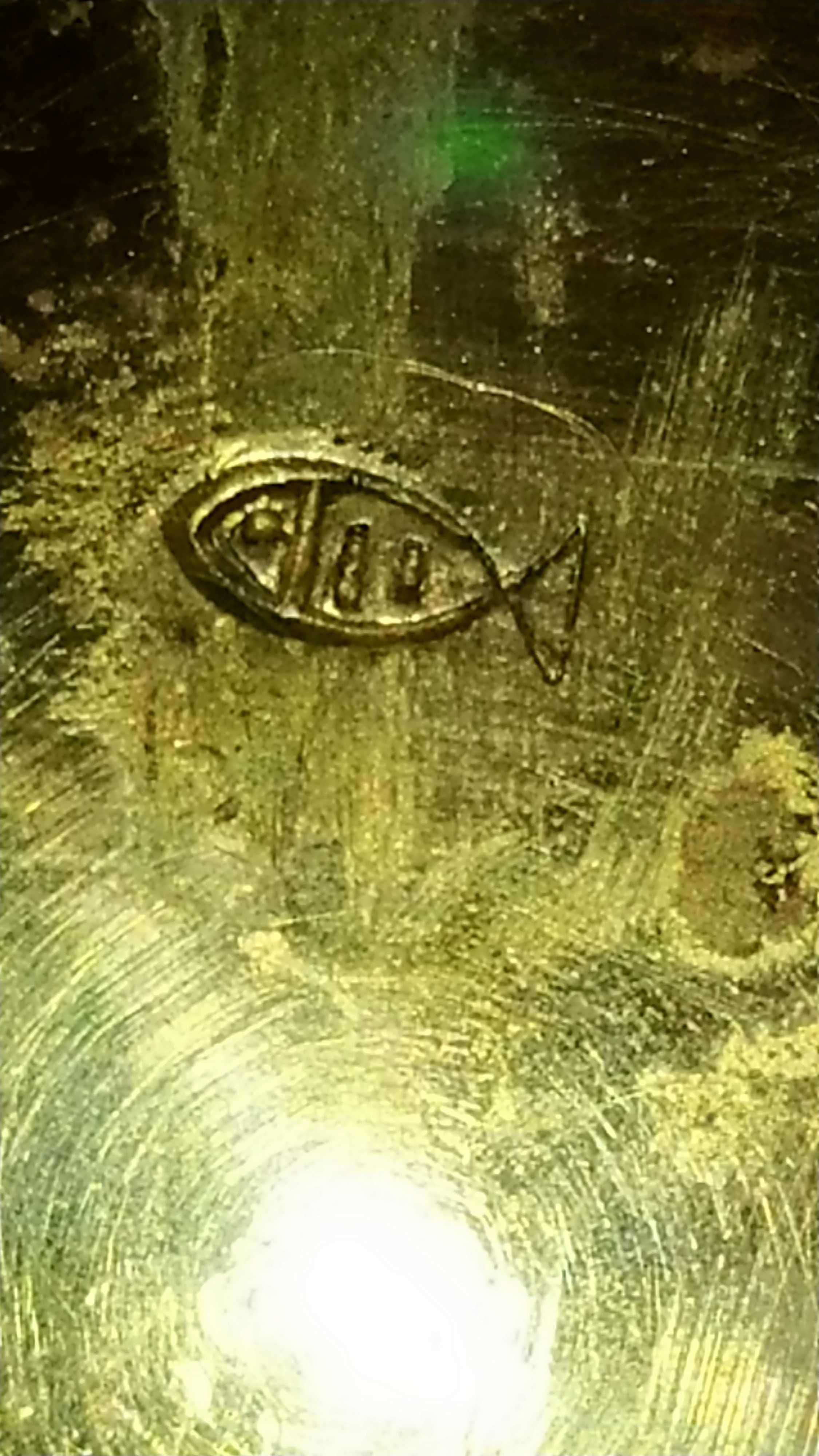 Patera talerz emaliowany mid-century modern pikasiak