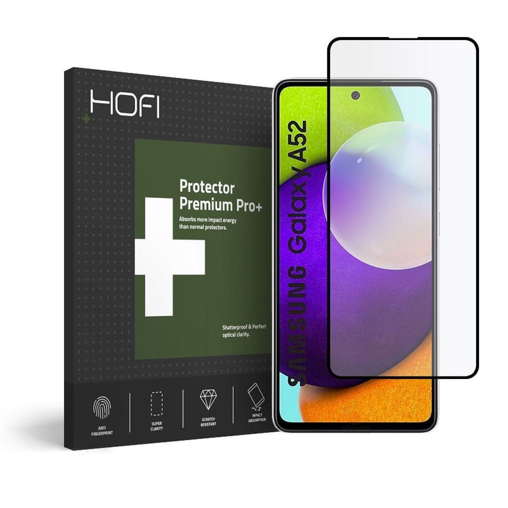 szkło hartowane hofi glass pro+ galaxy a52 / a52s black