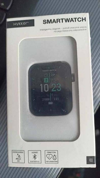 Zegarek smartwatch Hykker. Nowy inteligentny zegarek. Gwarancja