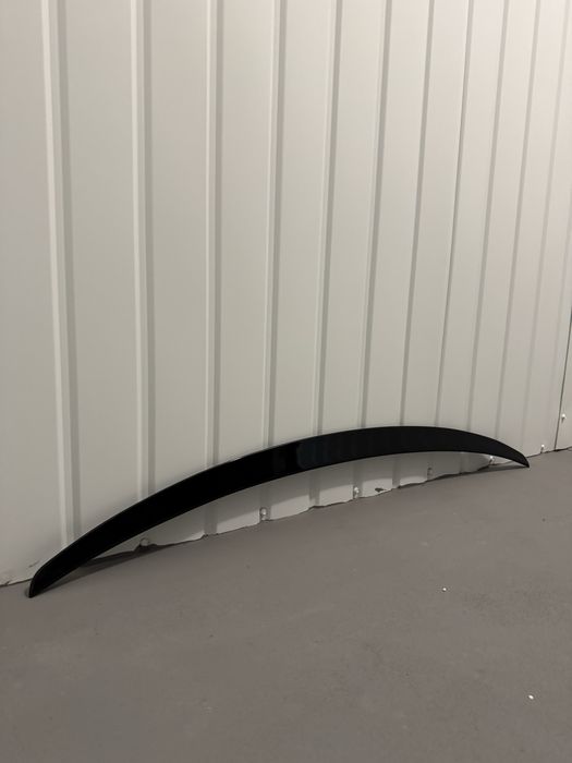 Спойлер багажника Audi A4 B8 2009-2015 сабля S3 S-line черный глянец