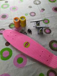 Deskorolka fiszka Penny board różowa