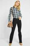 bonprix jeansowe spodnie bootcut z kieszeniami 38 vv