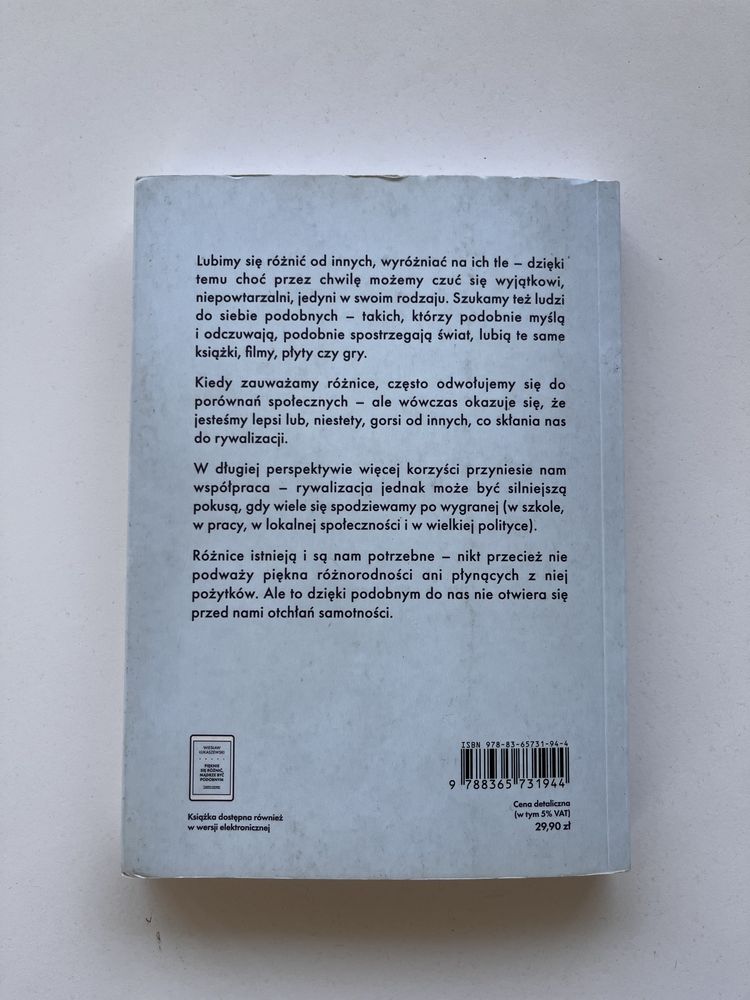 Książka pięknie się różnić mądrze być podobnym Wiesław Łukaszewski