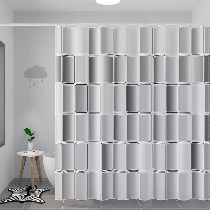 Teleskopowy Drążek do Zasłon GOLDION 70-110 cm Biały, Bez Wiercenia