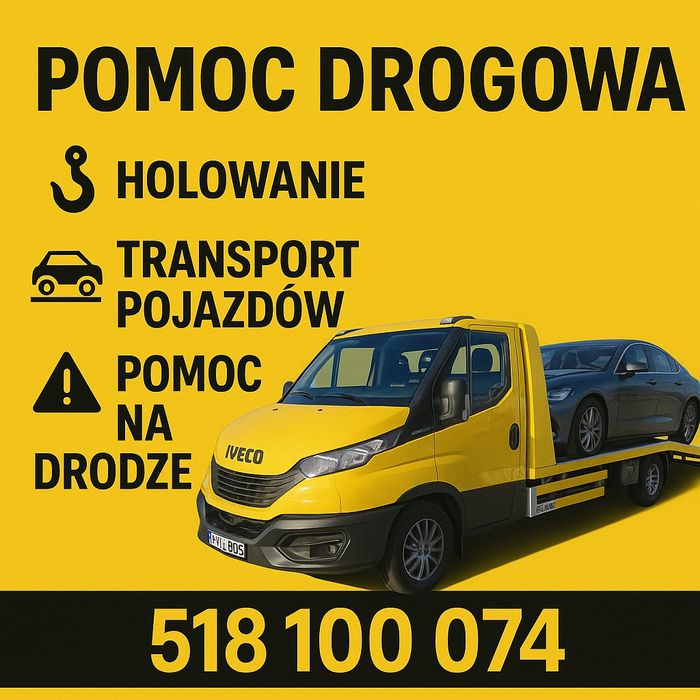 Pomoc drogowa / Usługi autolawetą / Transport