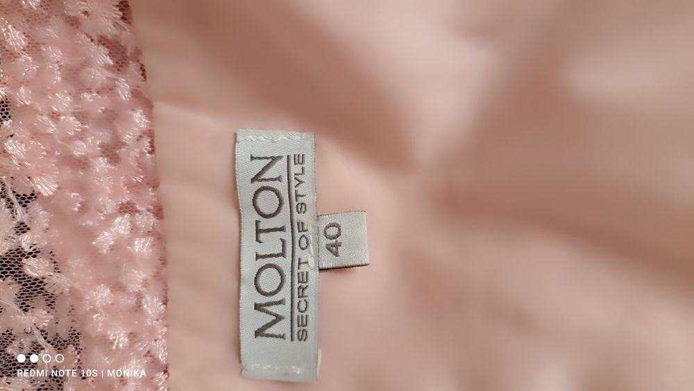 Świetna cieniowana sukienka molton