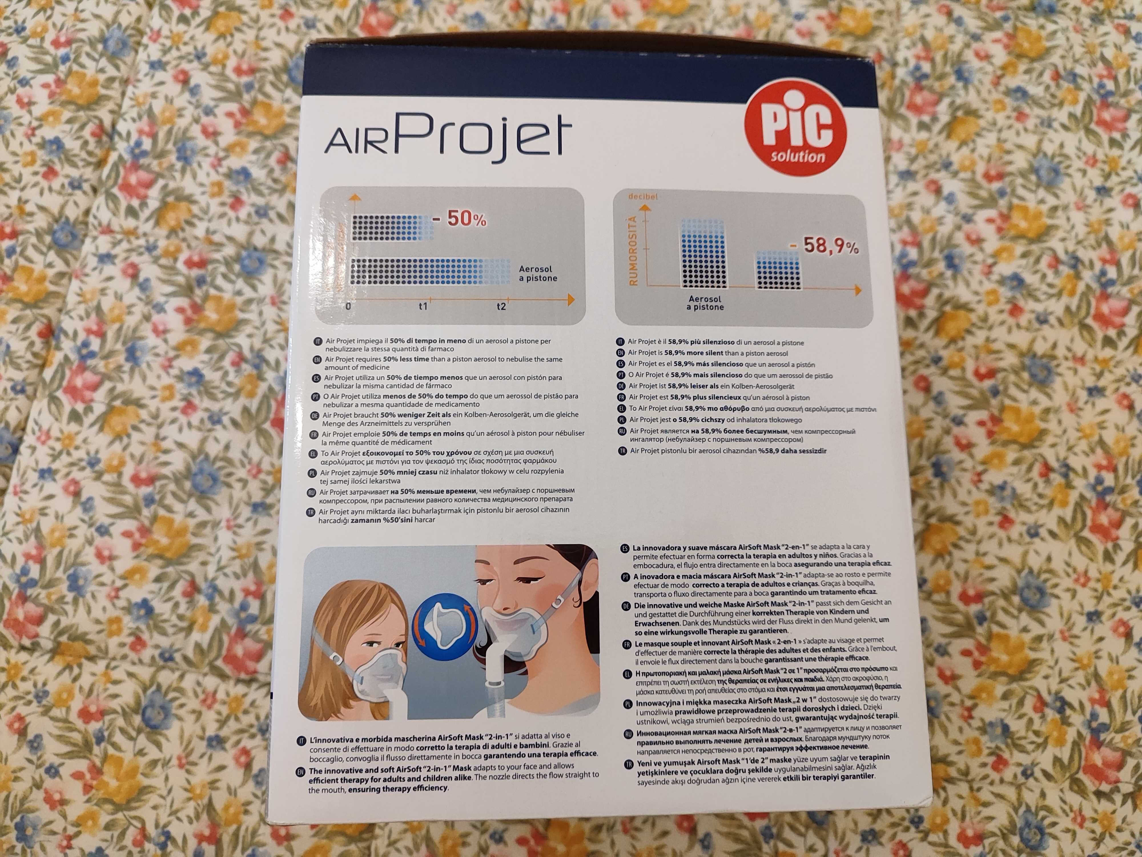 Novo - Aparelho para Aerossolterapia AirProjet Plus