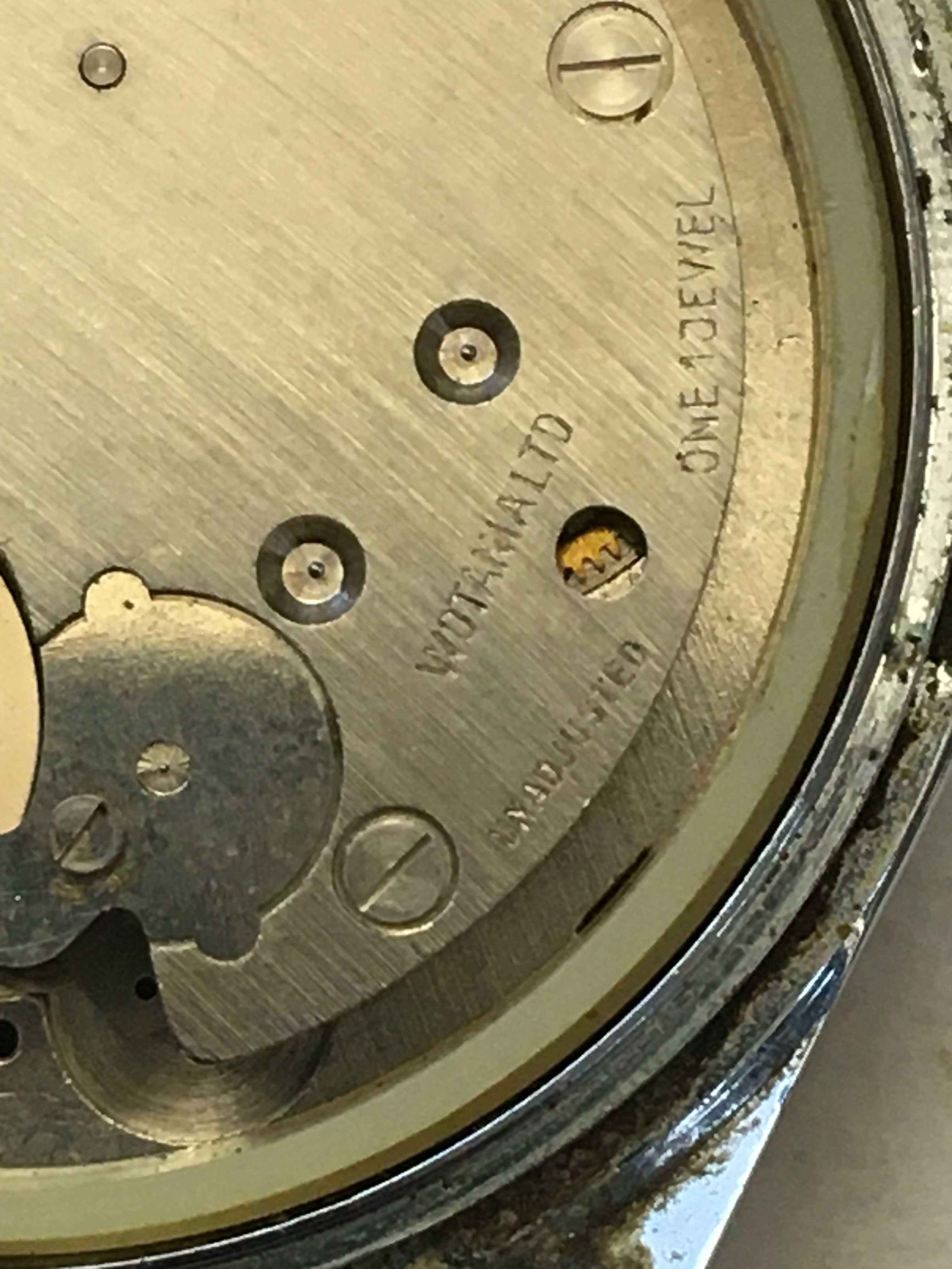 Kolekcjonerski męski zegarek CHALET Swiss Made niesprawny balans