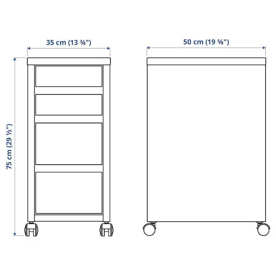 Secretária e bloco de gavetas IKEA MICKE