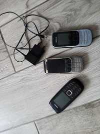 Telefony komórkowe 3 szt