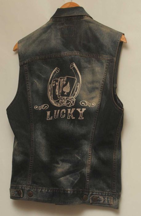 Levis  Red Tab “Lucky” vest S-M жилетка джинсовая