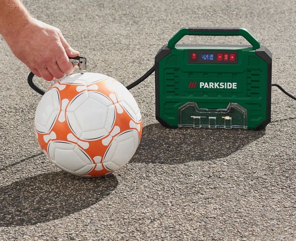 KOMPRESOR PARKSIDE zasilanie akumulatorowe SIECIOWE 12V 230V