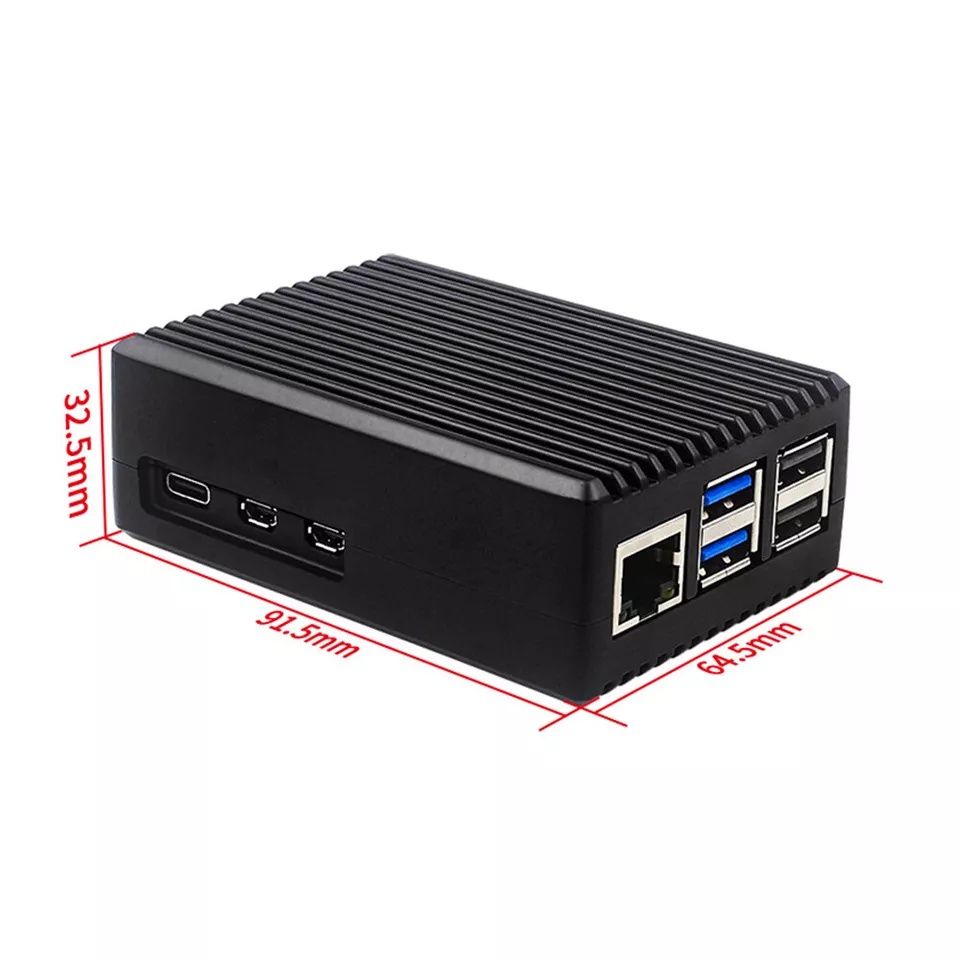 Корпус-радіатор алюмінієвий для Raspberry Pi 5