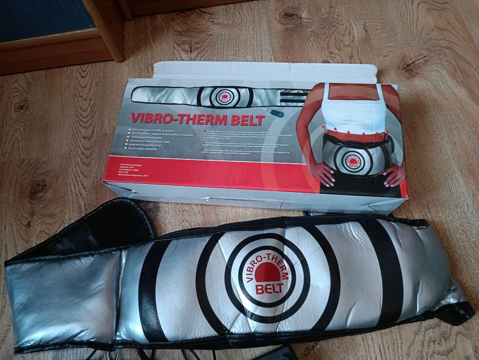 Pas wibrujący wyszczuplający z funkcją sauny