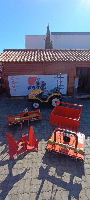 Campanha de Natal: Trator Iseki piccoro tc13 + 4 alfaias POUPE 1250€