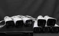 8 камер для повного огляду комплект видеонаблюдения для об'єкту
