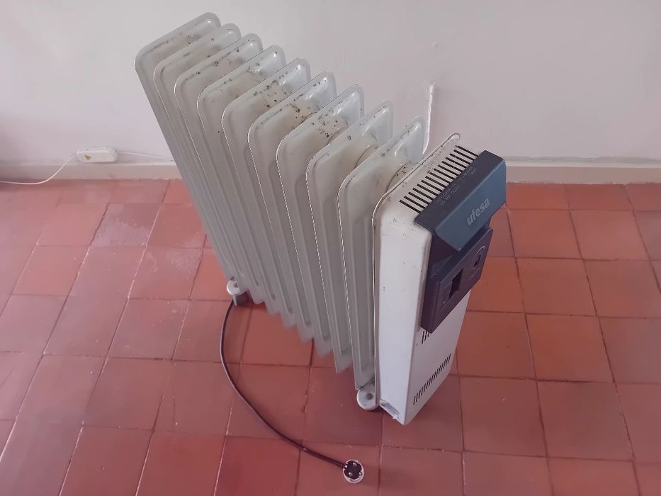 Aquecedor Ufesa a funcionar