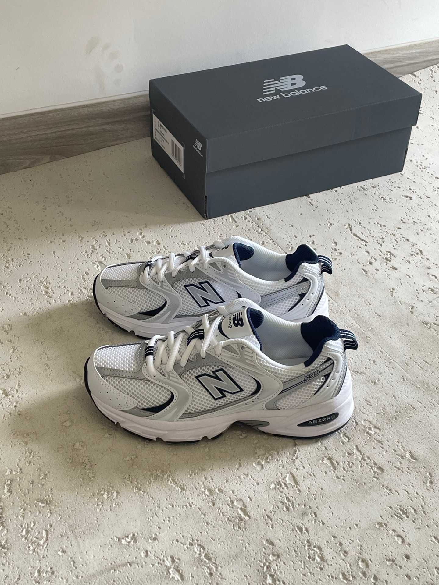 NewBalance530WhiteNaturalIndigo R.44