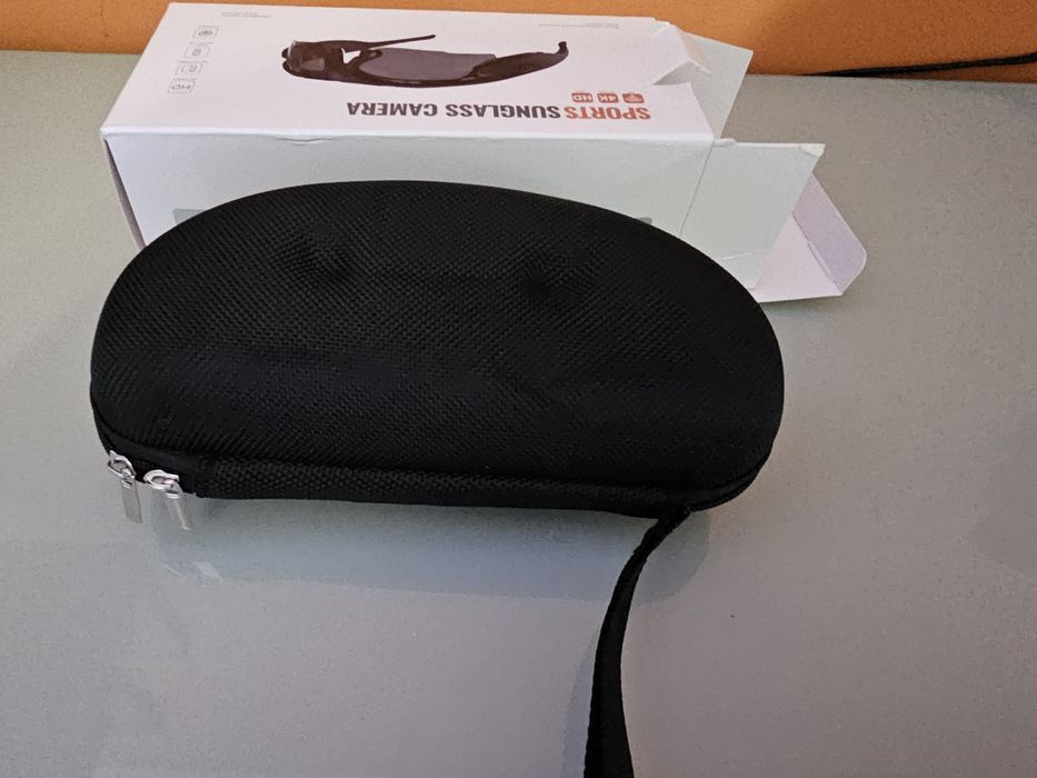 Óculos de sol Esporte HD 4K Gravação de vídeo Óculos DVR com proteção