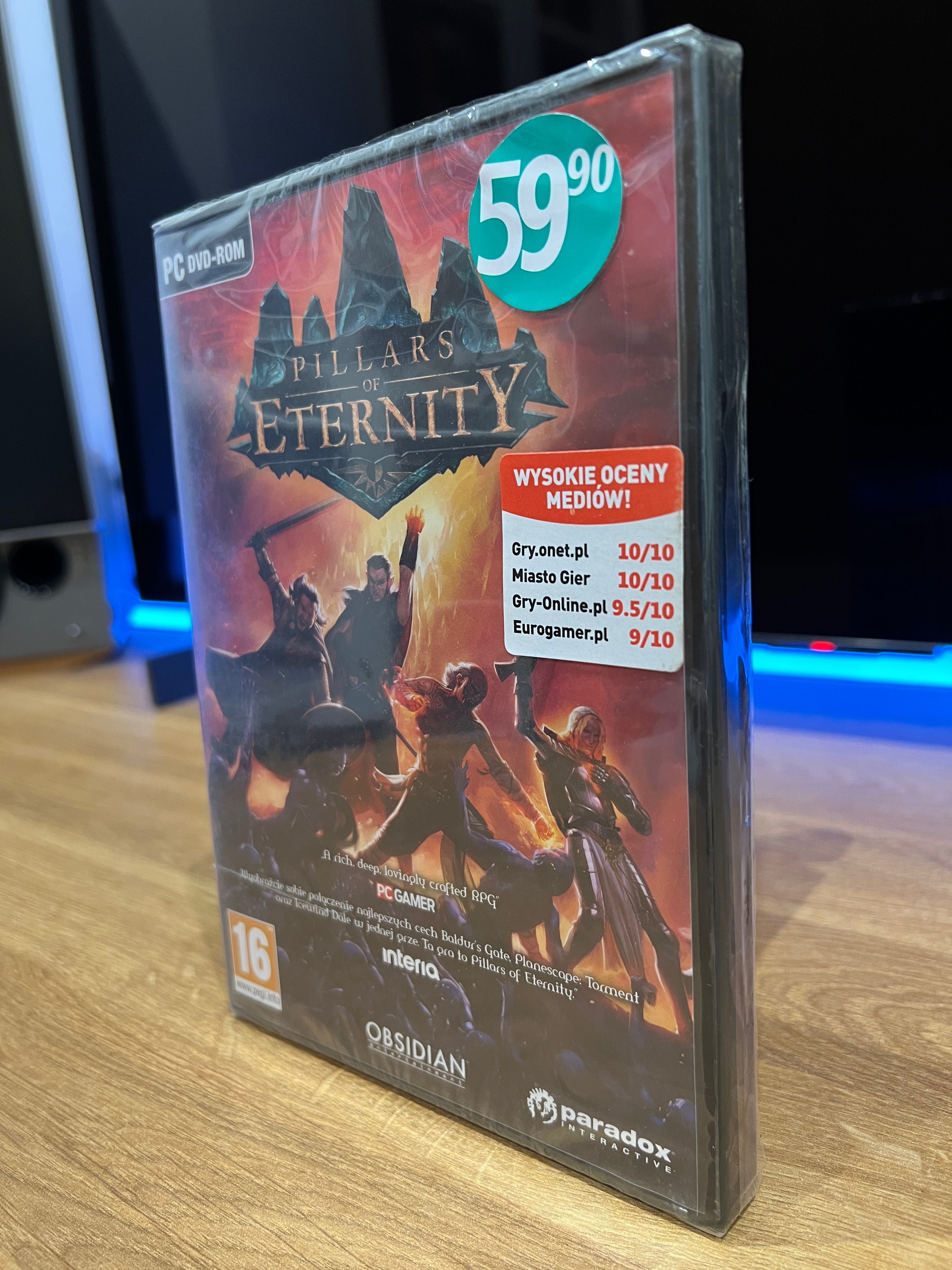 Pillars Of Eternity NOWA FOLIA (PC PL 2015) DVD BOX premierowe wydanie