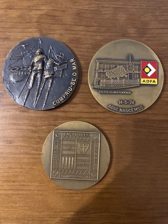 3 Medalhas Guerra colonial  e ADFA