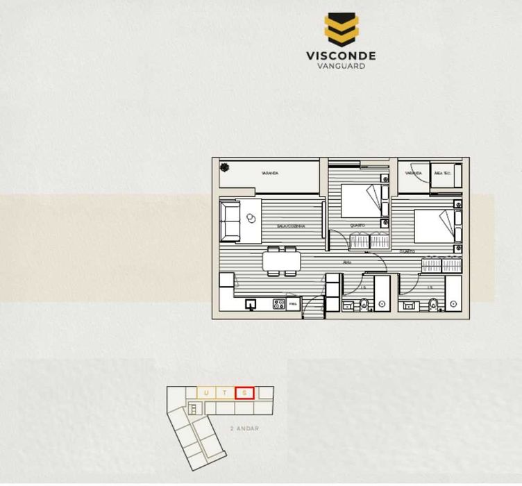 Vendo Apartamento T2 em Vila Real