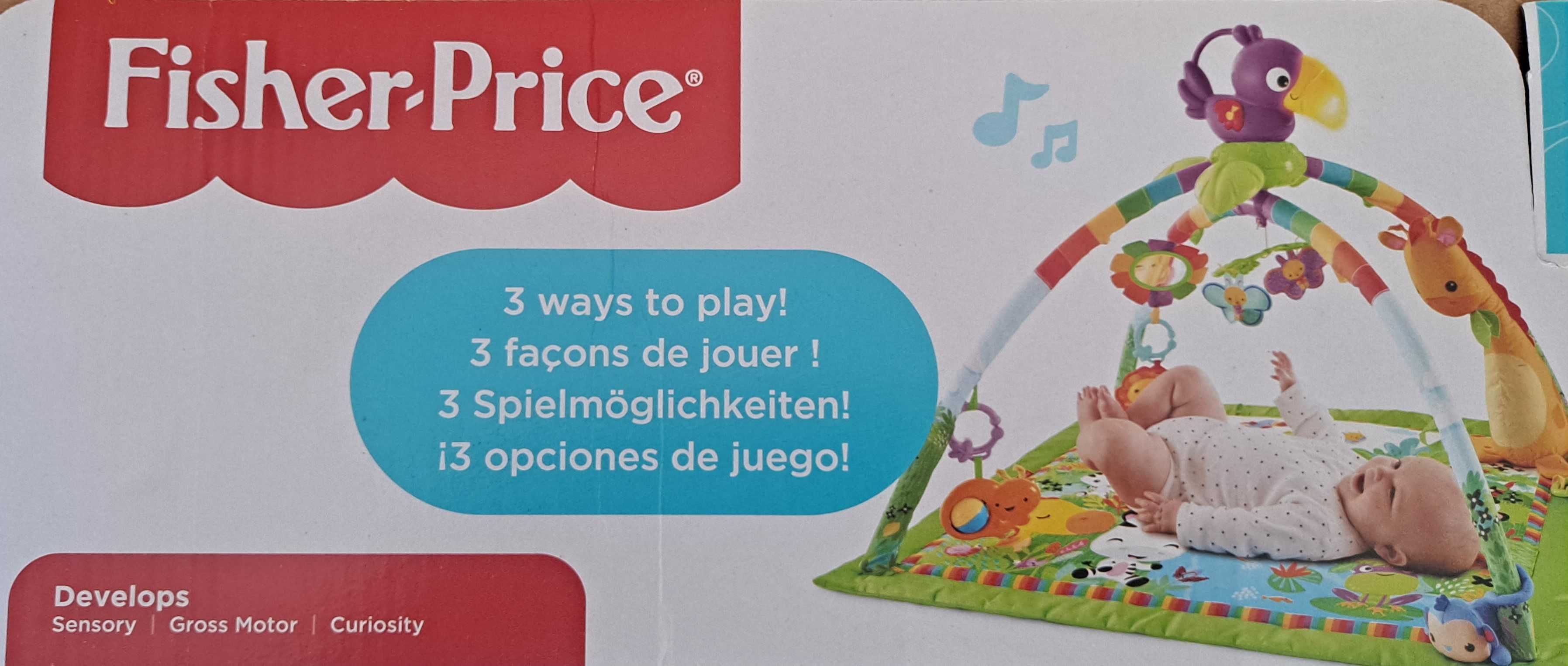 Fisher-Price Rainforest Music & Lights Deluxe Gym DFP08