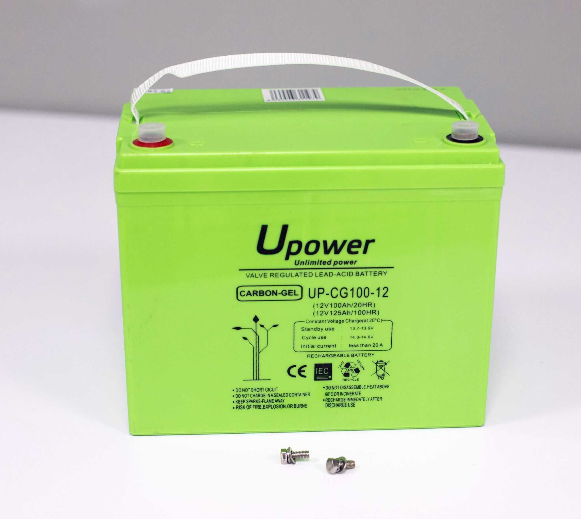 Акумулятор карбоновий Upower 100Ah / 2 000 циклів