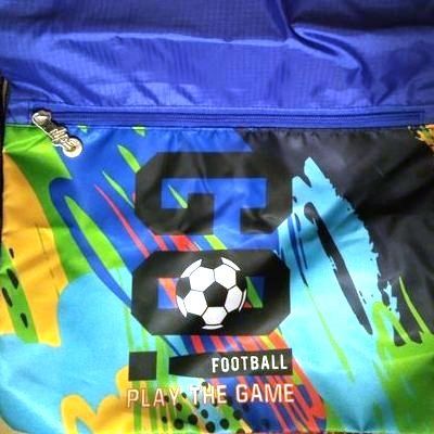 Дитяча шкільна сумка для взуття для хлопчика з кишенею Hipe Футбол