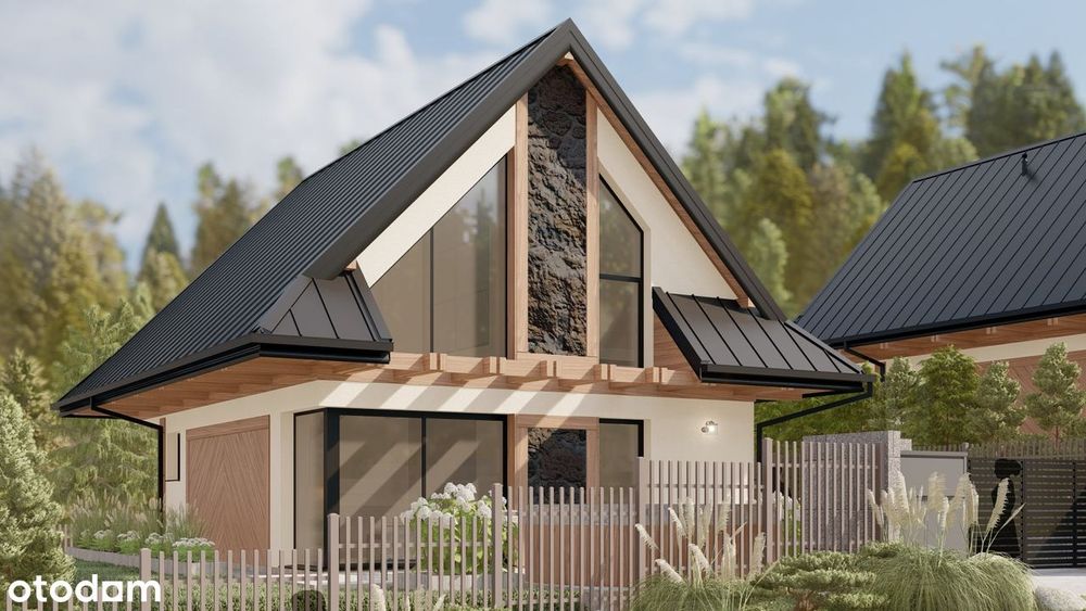 Domy w stylu nowoczesno-góralskim położone w sercu Gorców