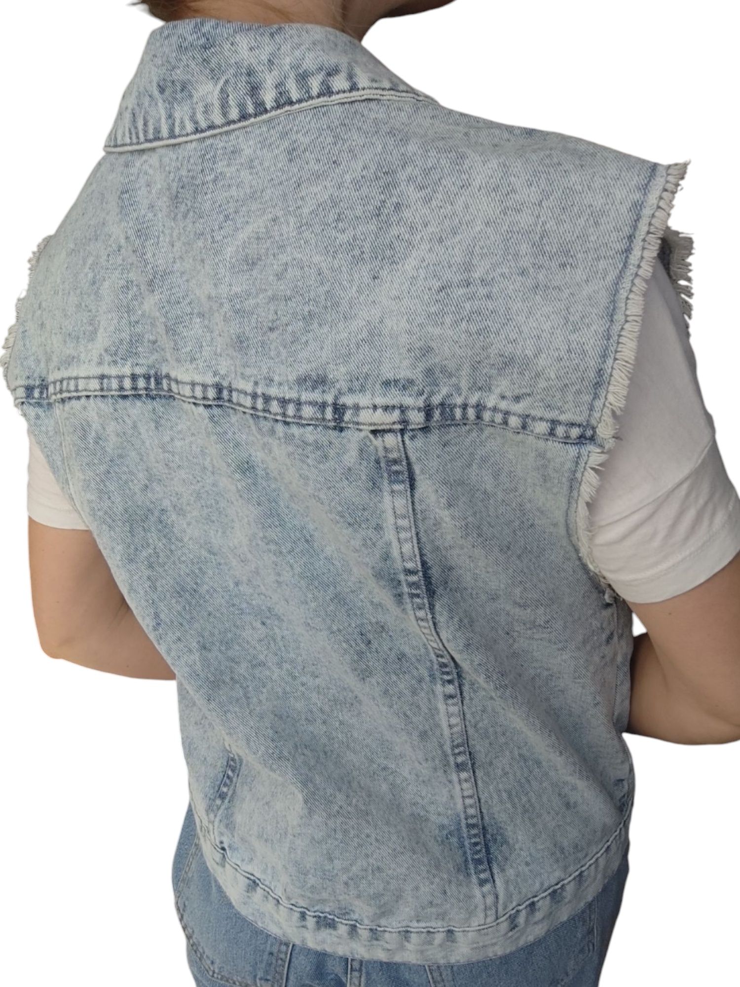 Bezrękawnik jeans Denim Piłkę XS/S