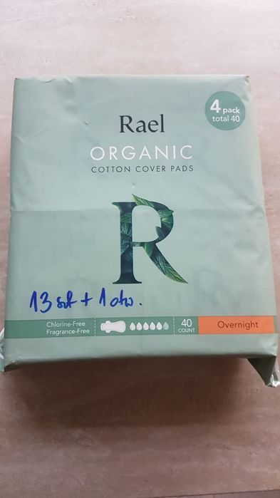 Podpaski z bawełny organicznej