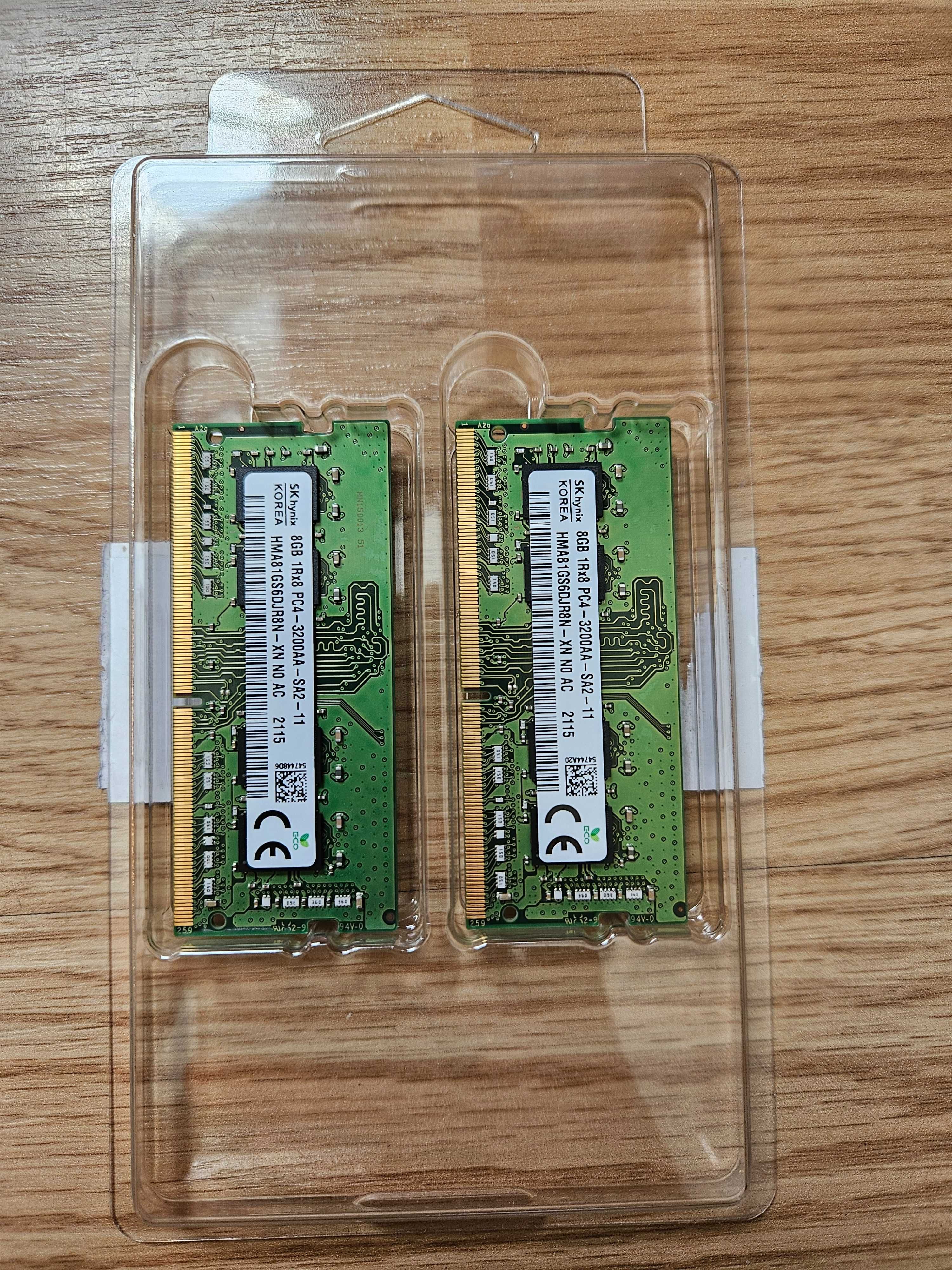 Pamięć RAM 2x8GB (16GB) DDR4 DIMM SKHynix HMA81GS6DJR8N-XN PC4-3200AA