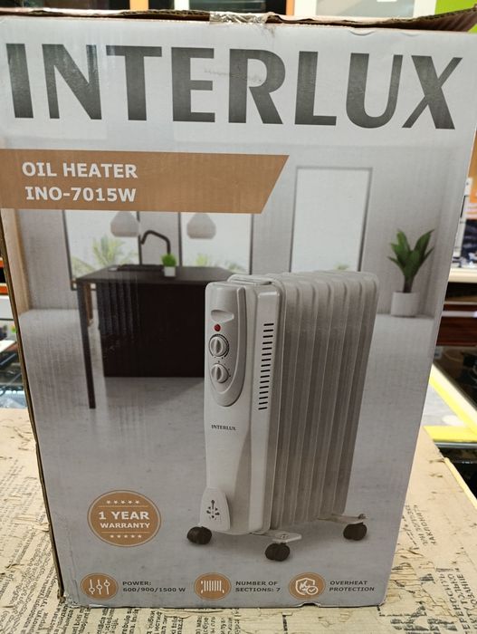 Распродажа!!!  Обогреватель масляный INTERLUX INO-7015W