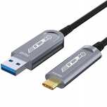 Kabel światłowodowy USB A do USB C 10m 10 Gb/s