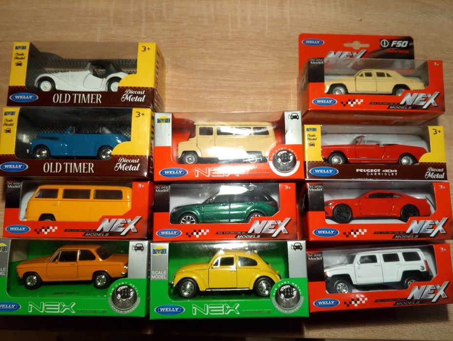 Autka NEX old timer.