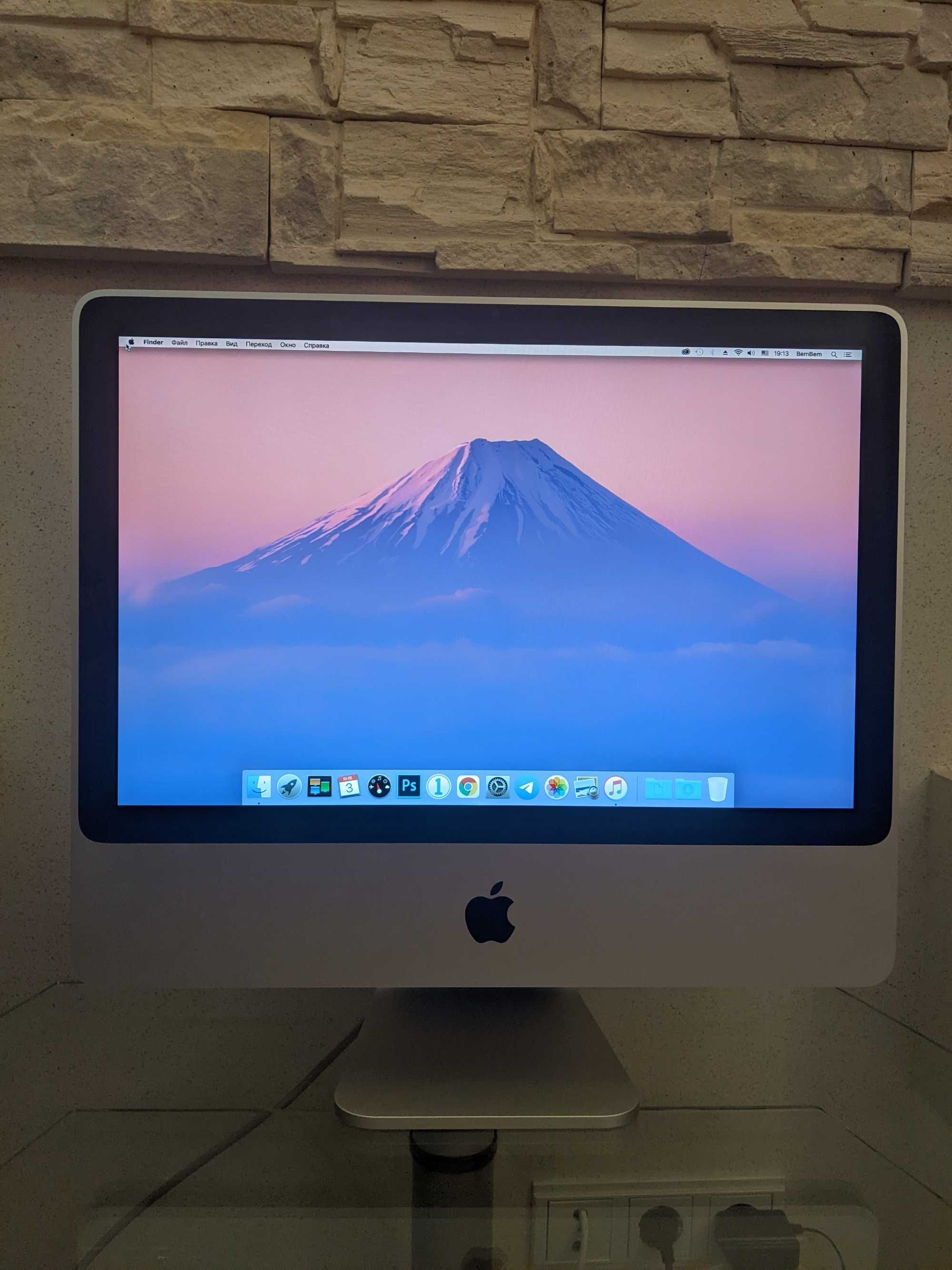 iMac 2007 20-inch, операционная система OS X El Capitan 2015