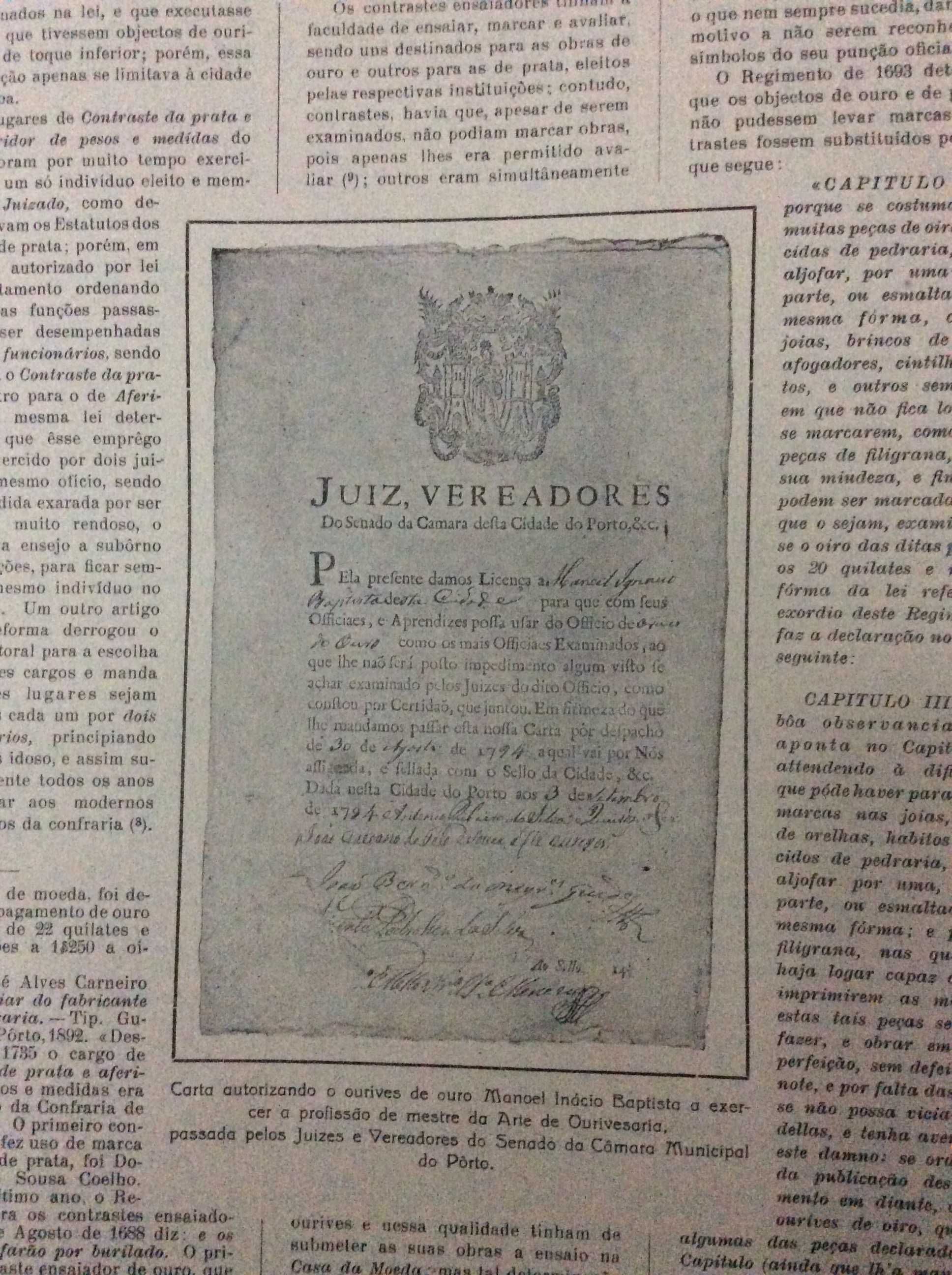 Um pouco da história do Porto e arredores. O Tripeiro, 1927