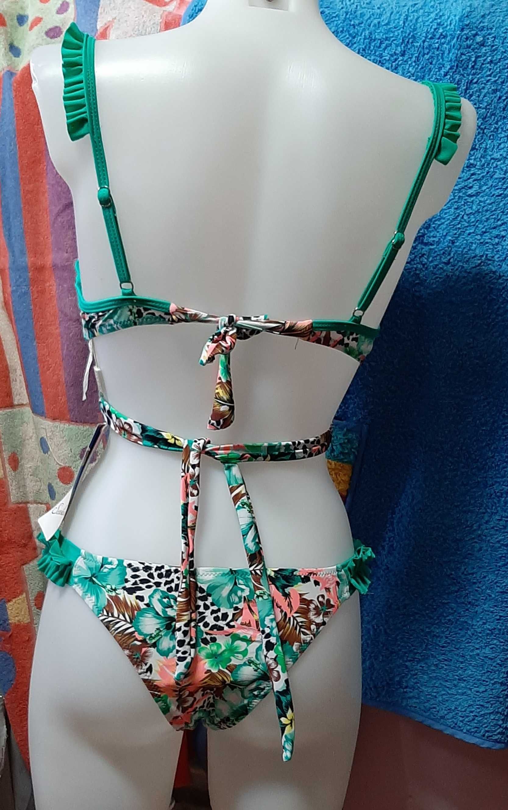 Bikini, modelo Flores, 3 cores, do S ao L.