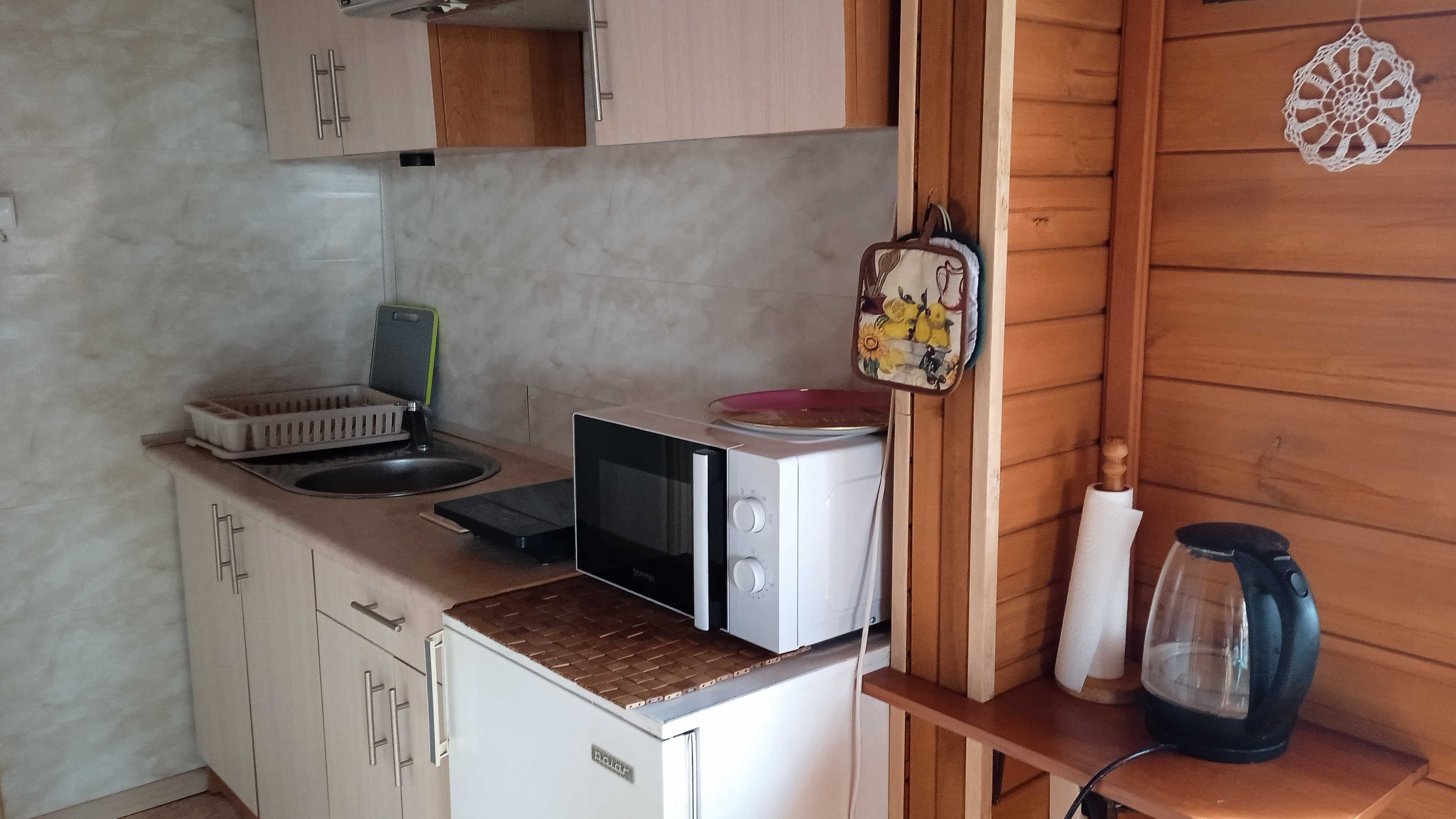Domek wolnostojący nad jeziorem 80 m  plaża