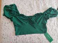 Top verde novo shein