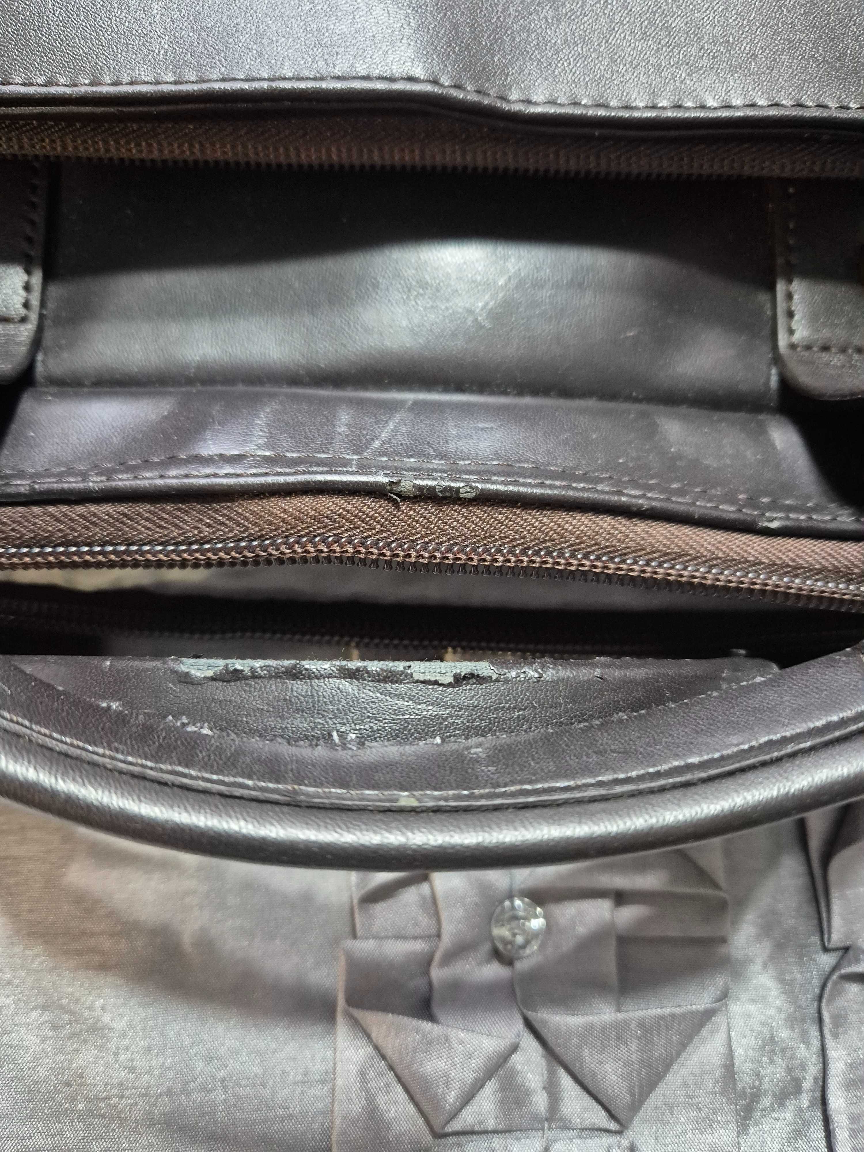 Torba na laptopa skórzana HP