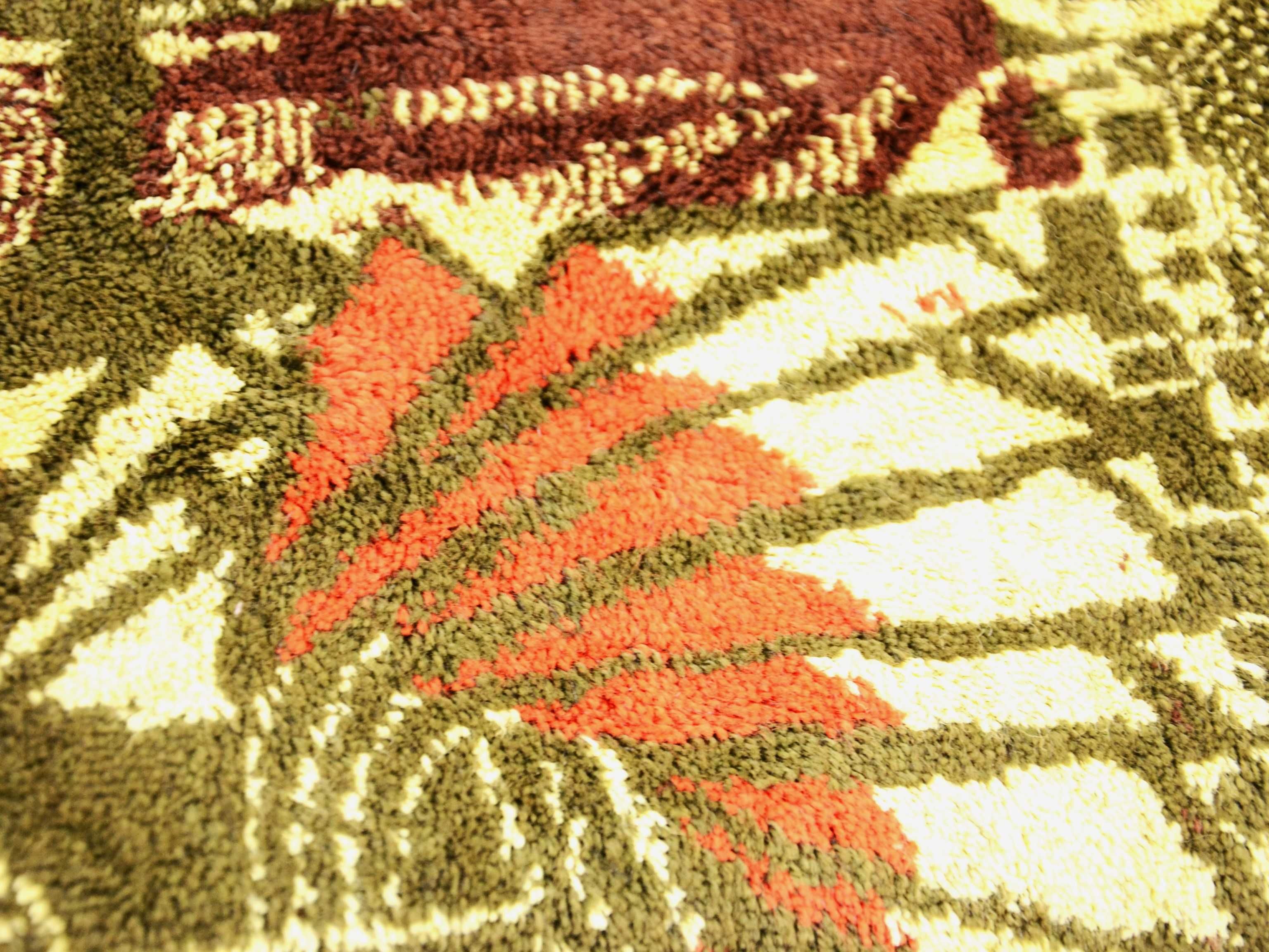 Gobelin Eriko Laszlo Pecsi Lakas Textil Vallalat Węgry lata 60te 175cm
