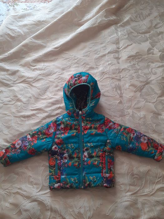 Детская осенне-весенняя куртка для девочки на рост 80-86 см
